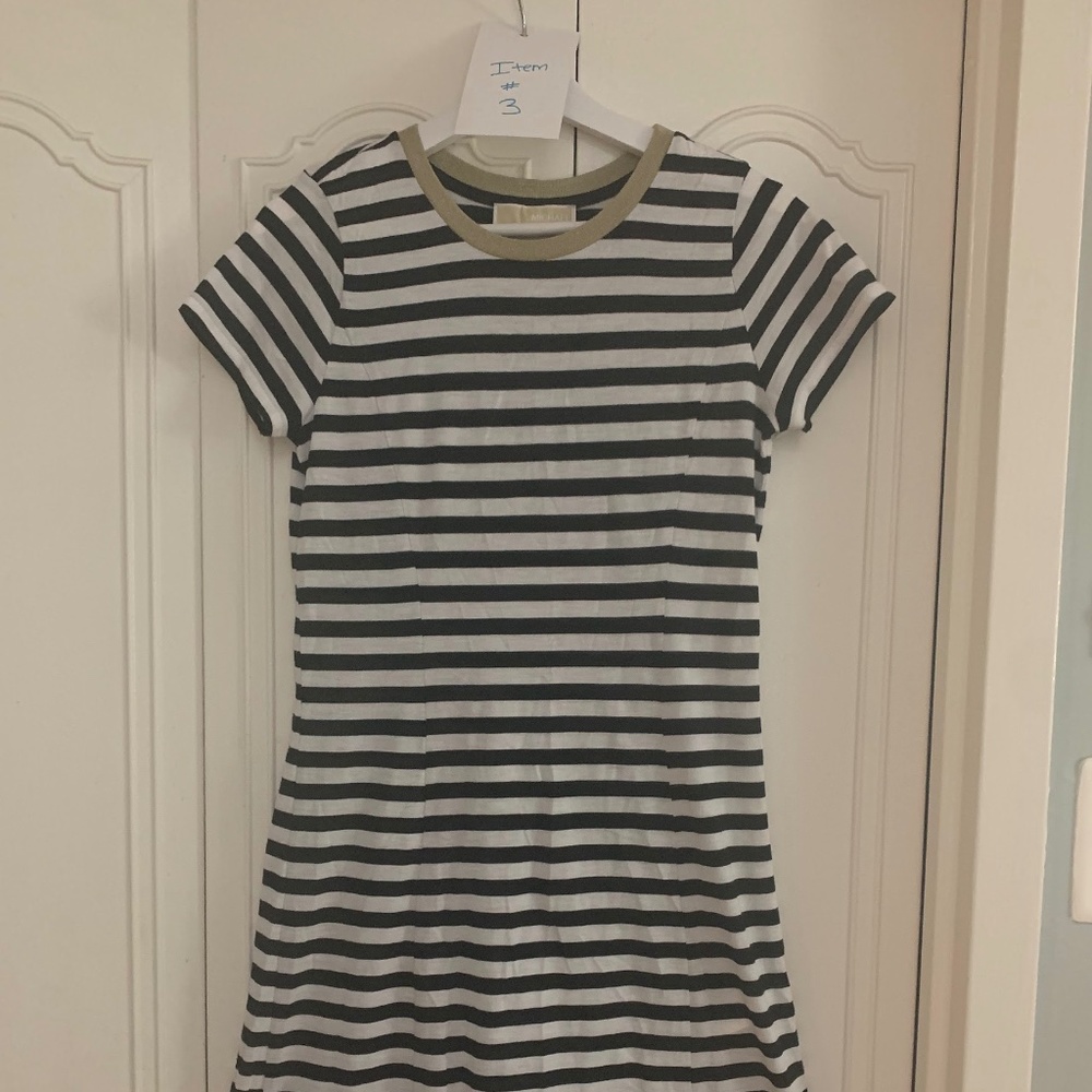Michael Kors T-Shirt Striped Dress